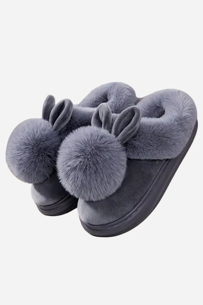 Alix | Chaussons Douillets en Peluche pour Femmes, Pantoufles Confortables à Domicile