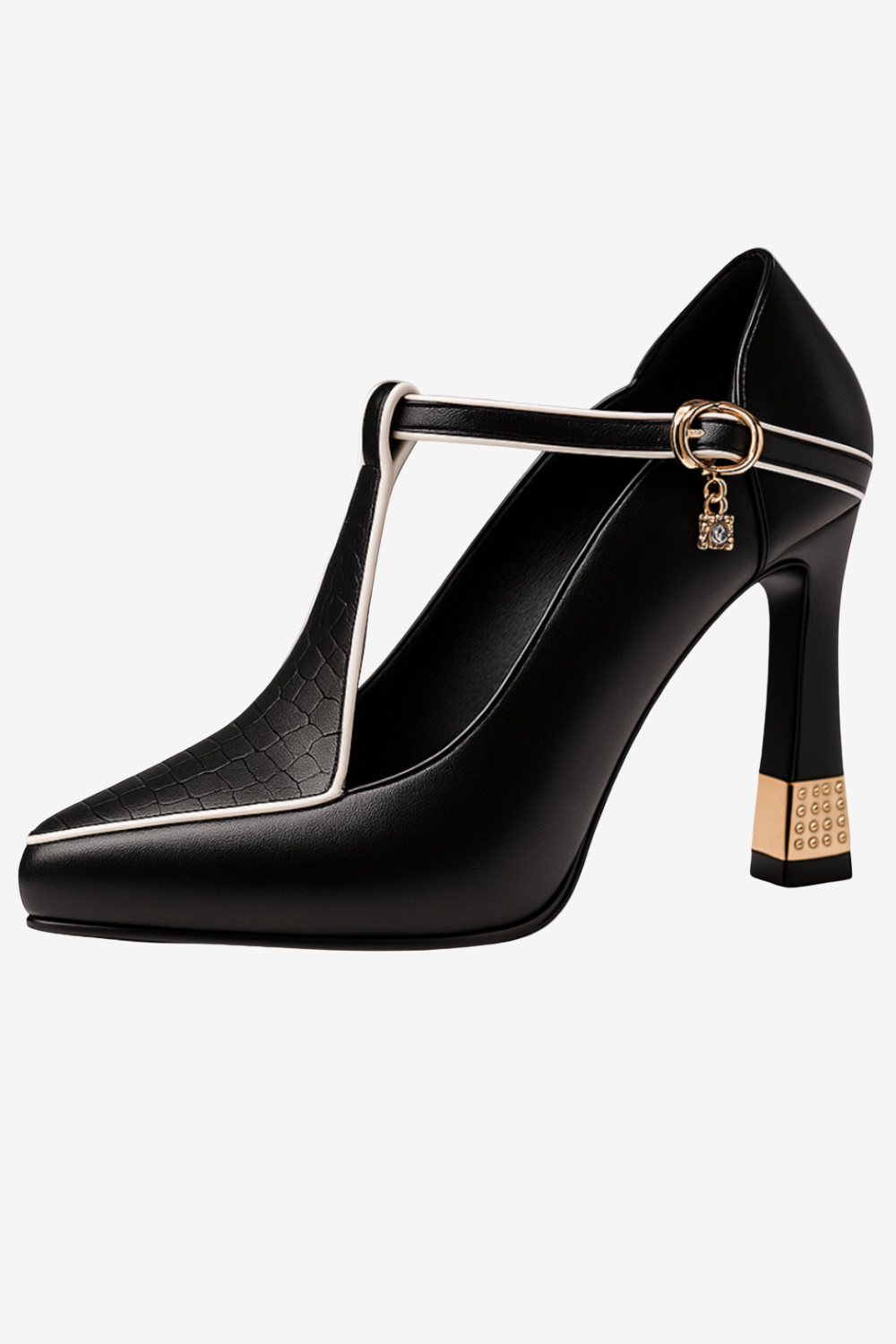 Élise | Escarpins Femme Chic Noirs avec Talons Aiguilles