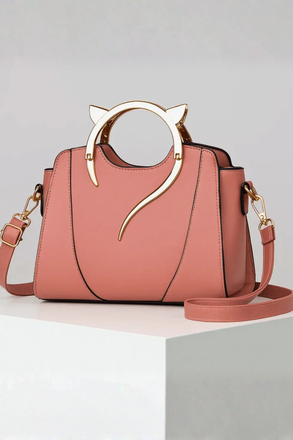 Lou | Sac à Main Élégant pour Femme avec Bandoulière Amovible – Sac Stylé pour le Travail et le Quotidien