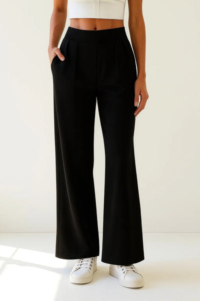 Nina | Pantalon Palazzo Femme Élégant Taille Haute pour un Style Chic