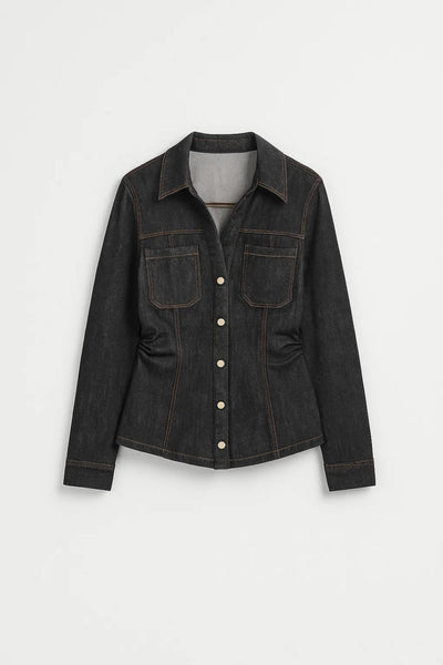 Jade| Ensemble Tailleur Femme Chic Avec Veste Et Pantalon Évasé