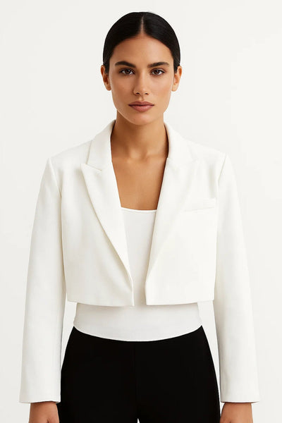 Lina | Blazer Femme Élégant Court Moderne pour Toutes Occasions