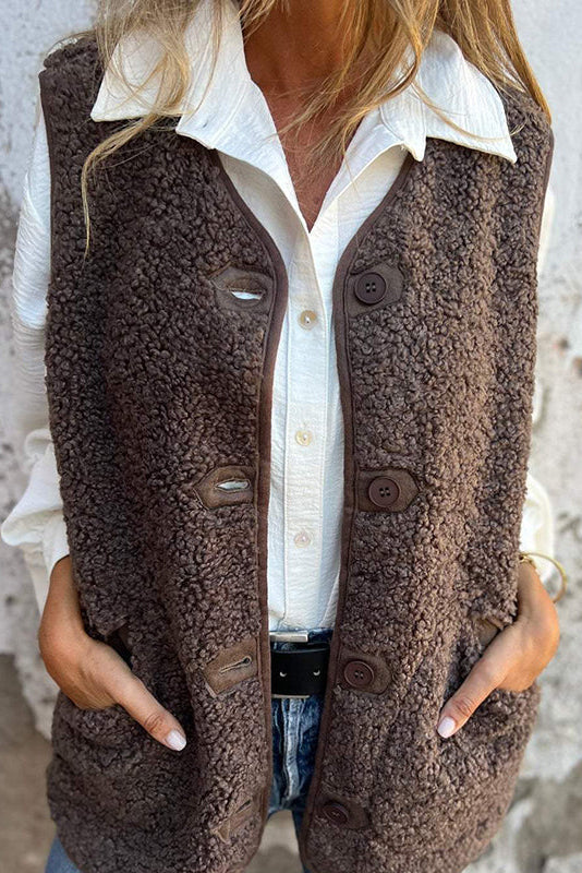 Sofia | Gilet Sans Manche Femme Élégant pour Travail, Loisirs et Occasions Formelles