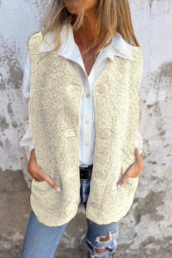 Sofia | Gilet Sans Manche Femme Élégant pour Travail, Loisirs et Occasions Formelles