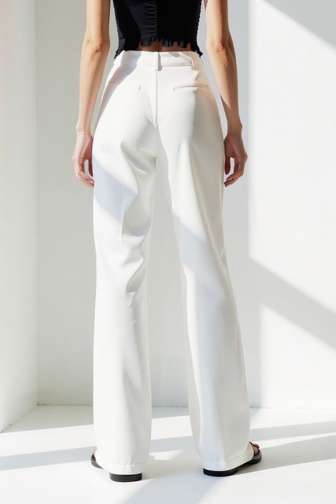 Lila | Pantalon Femme Droit Élégant Polyvalent Pour Toutes Les Occasions