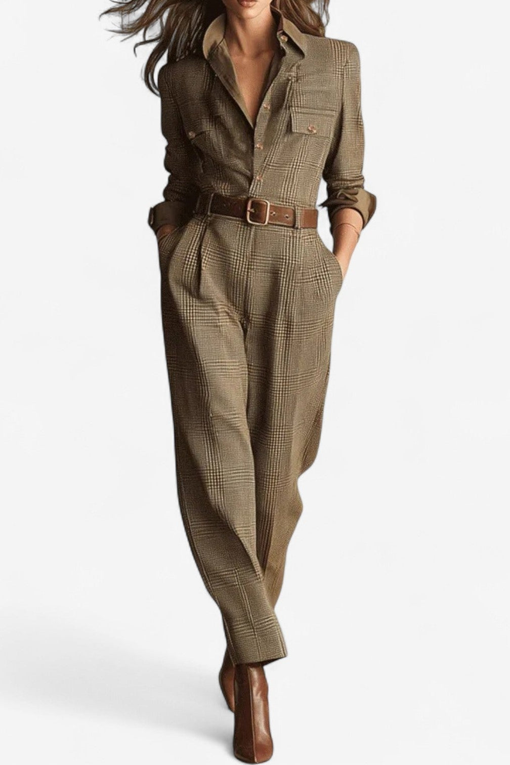 Livia | Combinaison Femme Chic Ajustée – Élégante pour le Jour comme pour le Soir