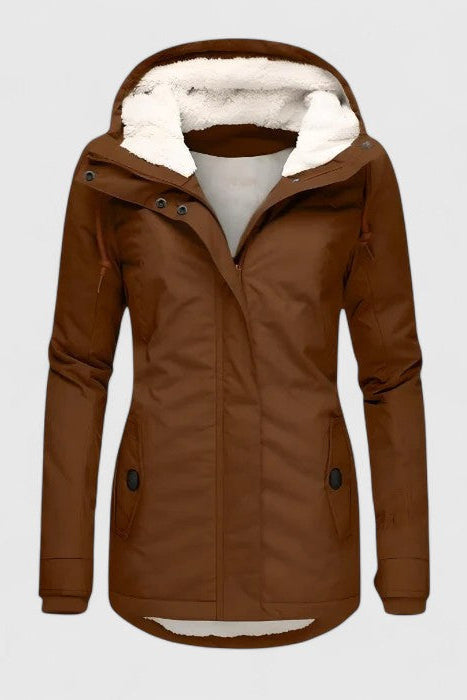Colette | Veste Femme Élégante Imperméable avec Capuche – Manteau Stylé et Confortable