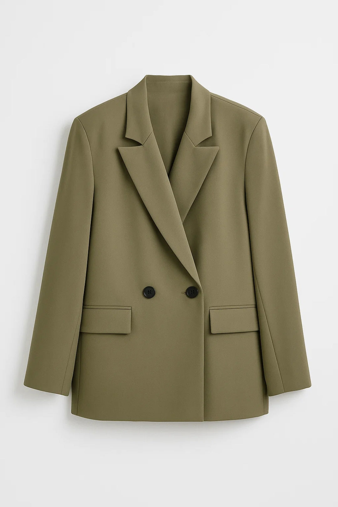 Nola | Blazer Femme Élégant à Double Boutonnage Noir pour Toutes Occasions