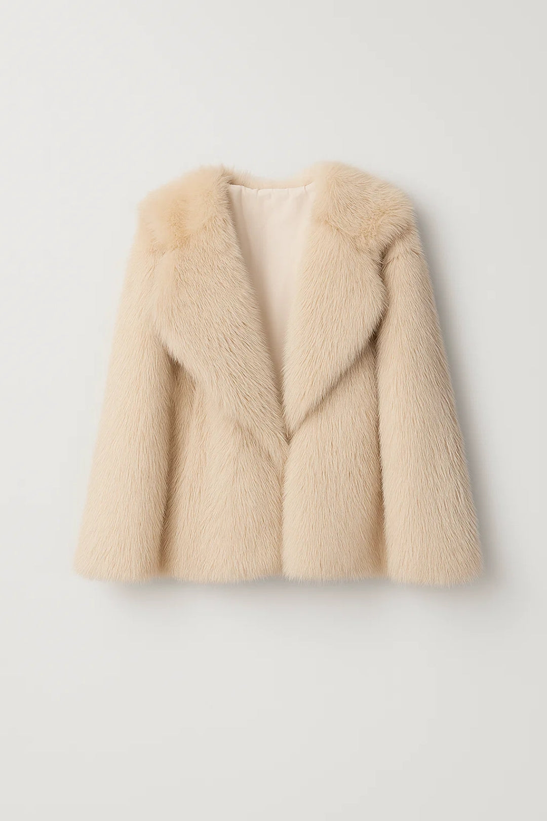 Isa | Veste Femme Élégante en Effet Fourrure pour Hiver Chic